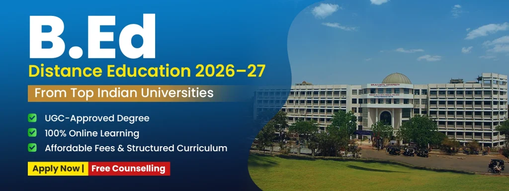 B.Ed distance education