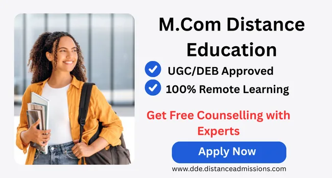 MCom Distance Education